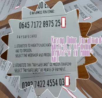 Kasyno z minimalna wpłata paysafecard